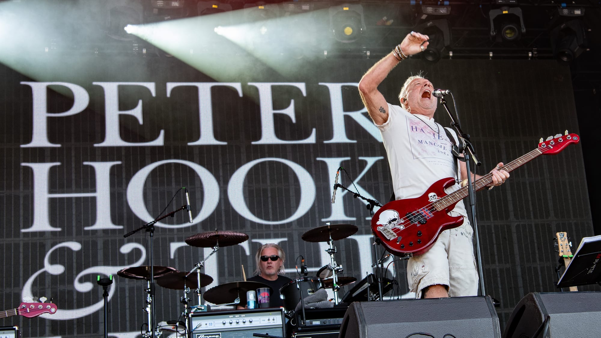 Peter Hook & The Light playing on stage