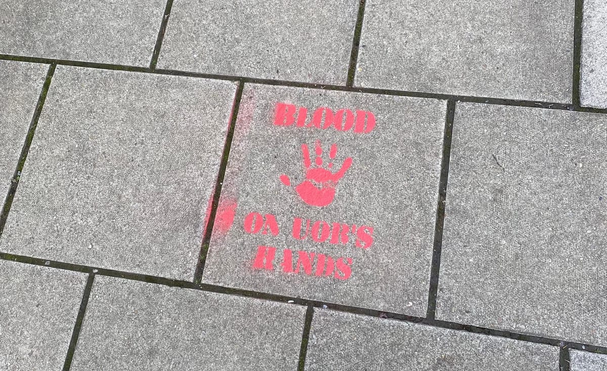 Students continue to protest for 'Arms out of Bristol' on offer holder day