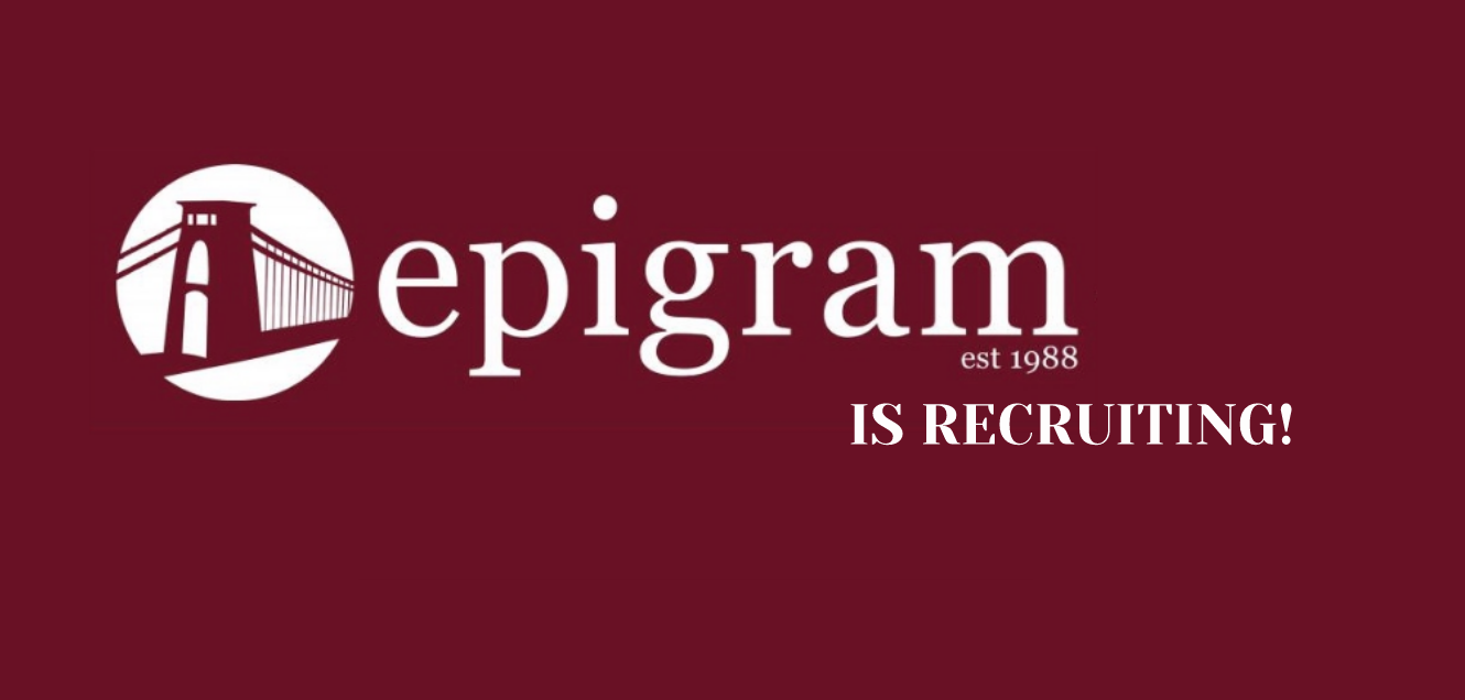 Epigram is recruiting for its 2018/19 Editorial Team!