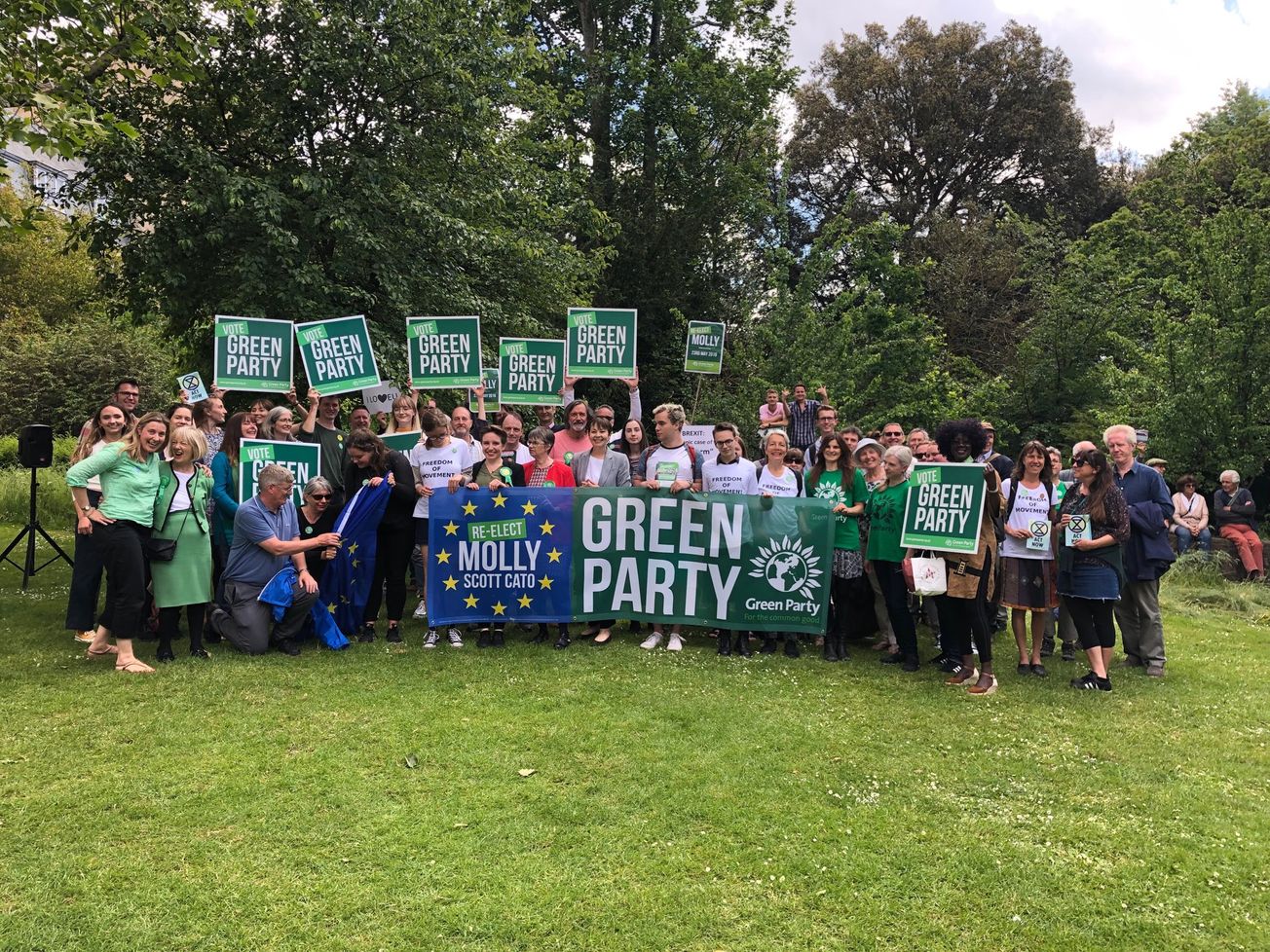 Caroline Lucas tells students ‘these EU elections will determine your future’