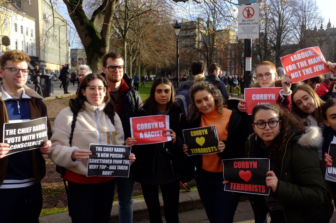 'Antisemitic abuse hurled' at Jewish students at Corbyn Rally in Bristol