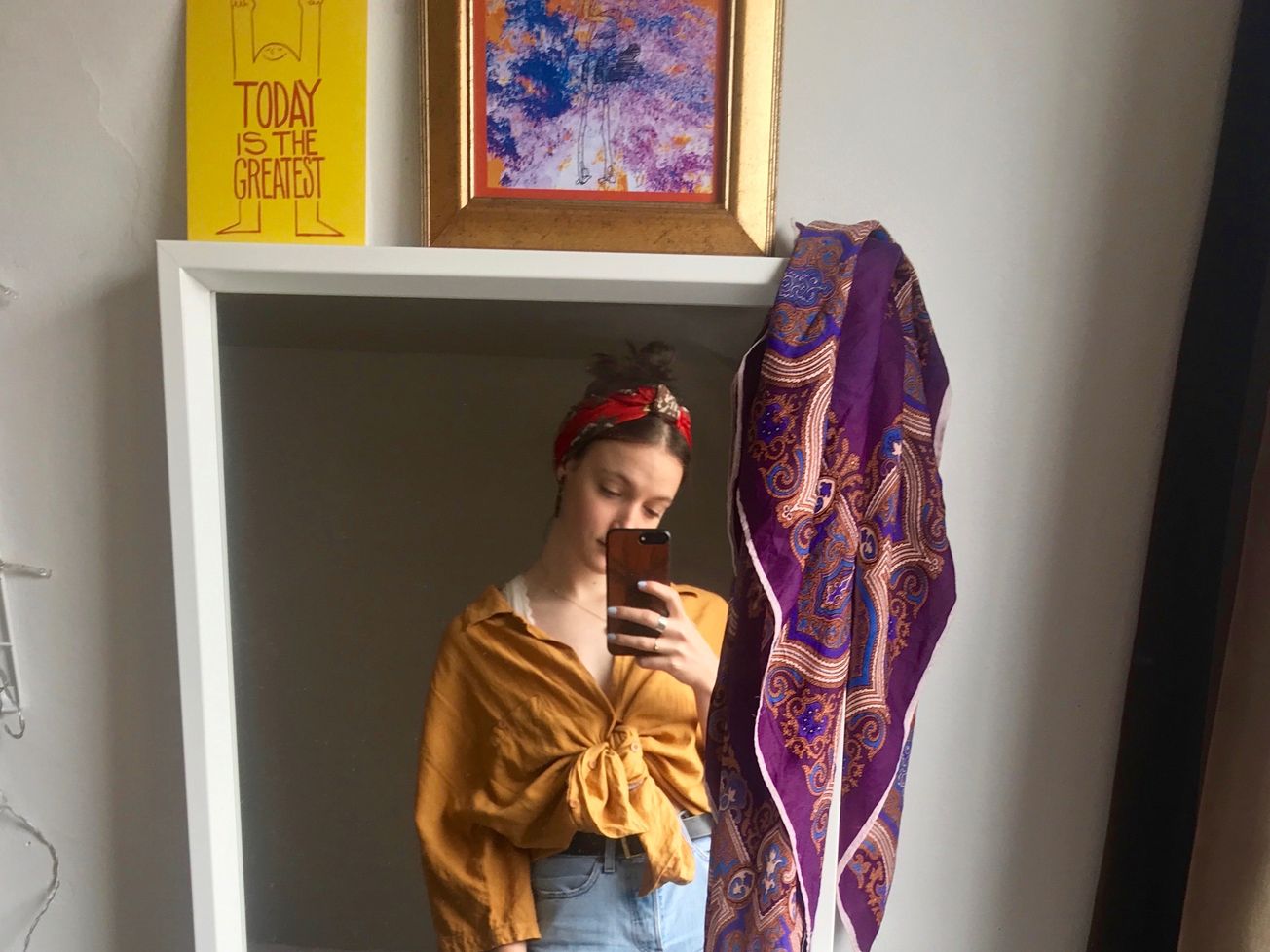 Parisian chić or Pirate wannabe: Are silk headscarfs a trend set to stay or should we leave bandanas in the 90s?