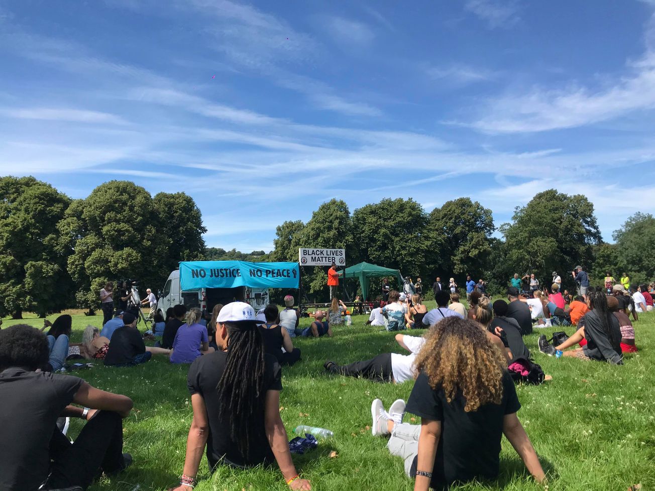 All Black Lives UK demonstrations take place in Eastville Park