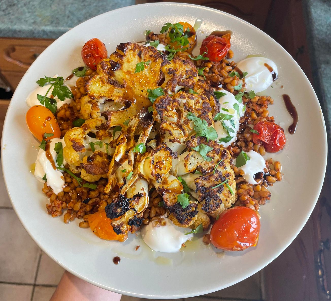 Meat-free Monday: Spiced cauliflower ‘steaks’ recipe