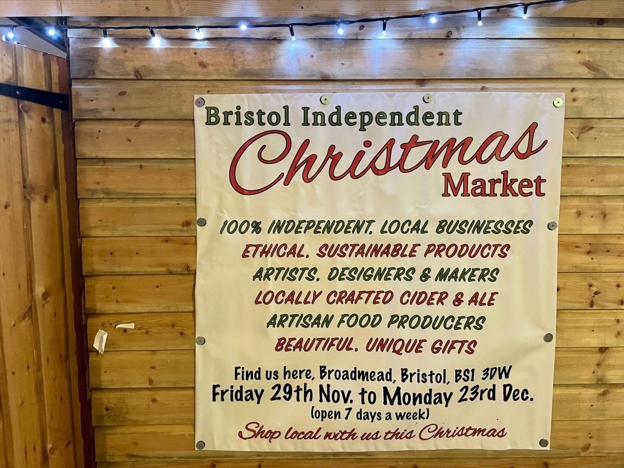 Last Christmas, you gave Amazon your heart; this year, give it to Bristol’s Independent Christmas Market