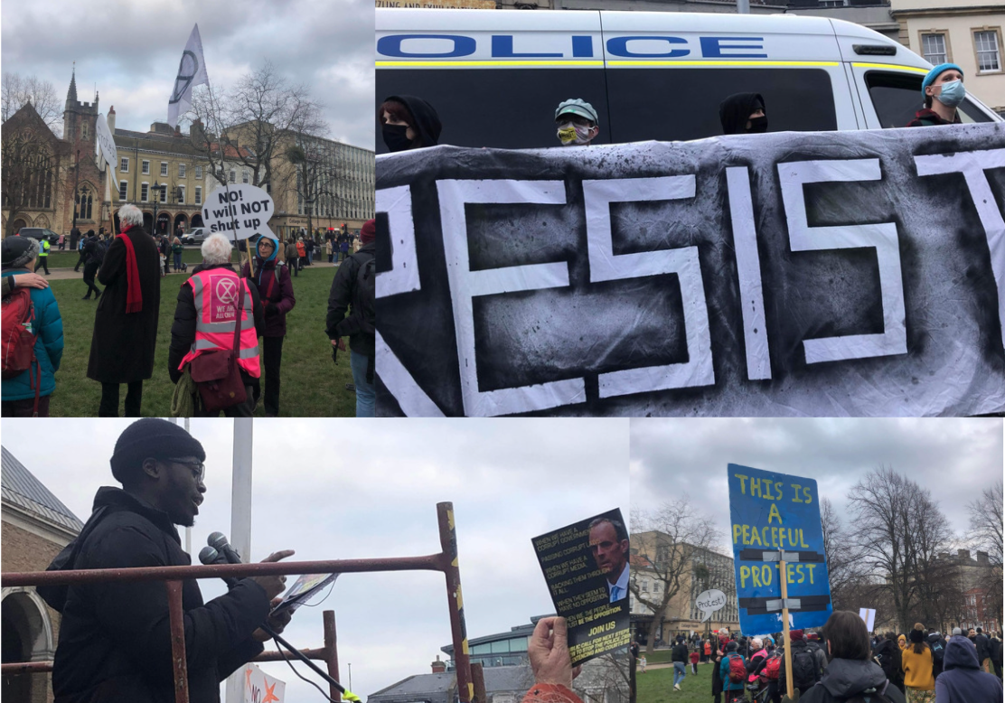 Kill the Bill: Hundreds gather at Bristol's ‘last legal protest’