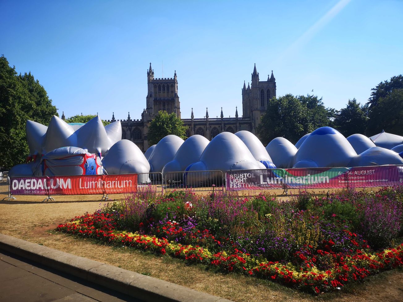 Bristol Light Festival : Luminarium @ College Green, Bristol :   “A spellbinding spectacle of light for all ages”