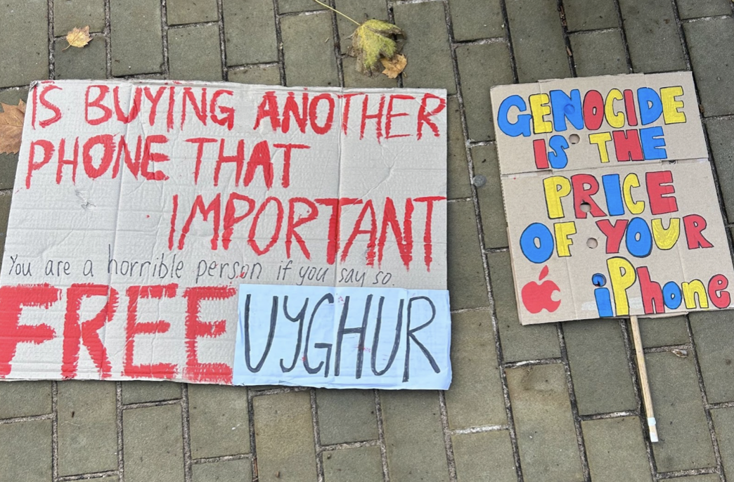 ‘Do you need the latest iPhone?’ question pro-Palestine protesters in Cabot Circus