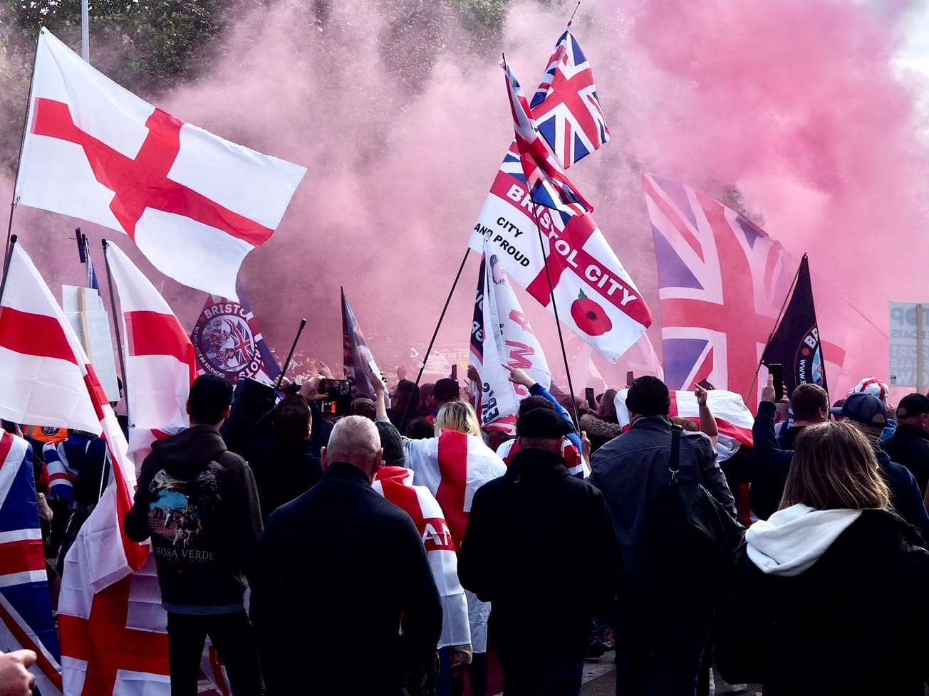 Tensions flare at City Centre immigration protest