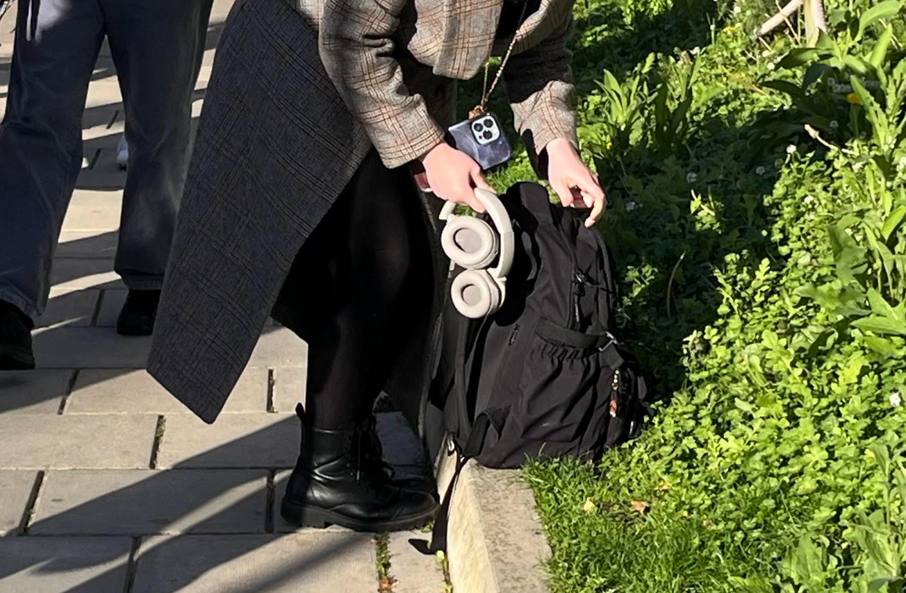 Headphones and silence